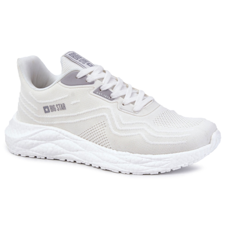 Zapatillas Deportivas Ligeras Para Hombre Big Star KK174017 Blancas blanco