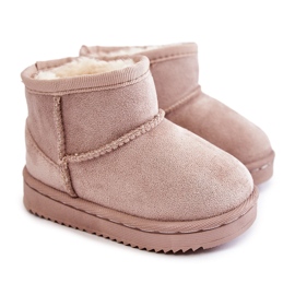 Botas De Nieve Cálidas Para Niños Gooby Beige Claro
