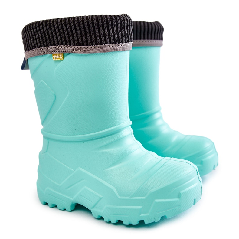 BEFADO S.A. Botas De Agua Infantiles Calentadas Befado 162X305 Menta verde