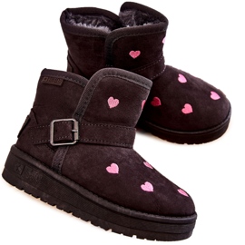 Botas de Nieve para Niños Big Star KK374244 Gris rosa
