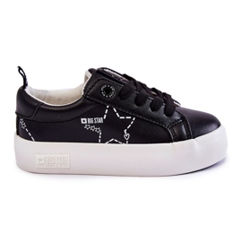 Deportivas Infantiles Con Cordones Big Star KK374223 Negro