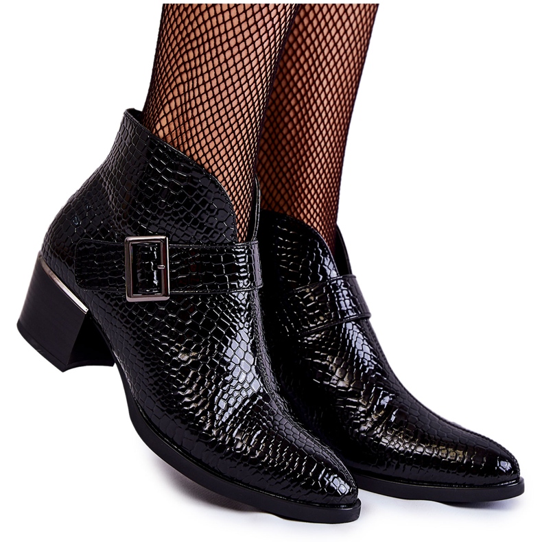 Vinceza Botas Cálidas Lacadas Mujer Negro Hege