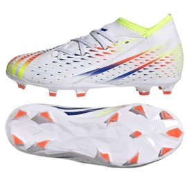 Botas de fútbol adidas Predator Edge.3 Fg Jr GW0981 blanco blanco