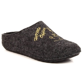Filippo Pantuflas confort fieltro Panto Fino W INT1768 gris