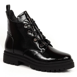 Botas aislantes de charol Filippo W PAW387 negro