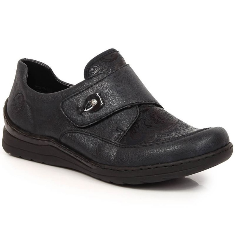 Zapatos velcros Rieker W RKR549 azul marino