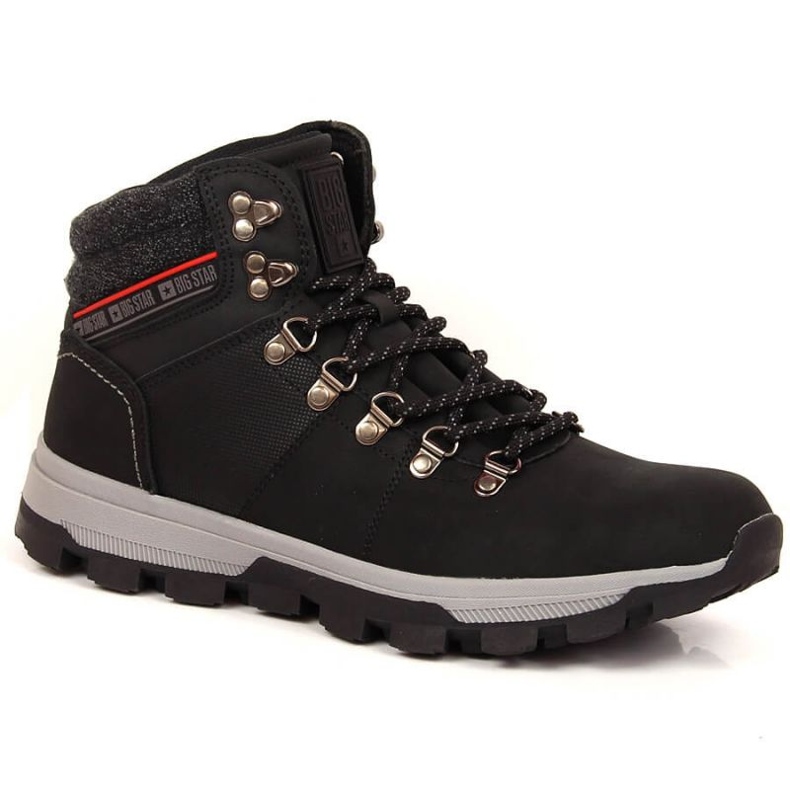 Zapatos altos de trekking Big Star INT1780A negro