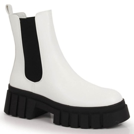 Botas con plataforma aisladas Sergio Leone W SK392B blanco