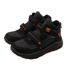 Botas negras de niño con cierres de velcro McKeylor negro