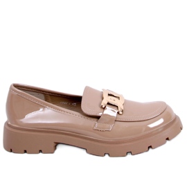PA1 Mocasines de mujer Sophie Caqui beige marrón
