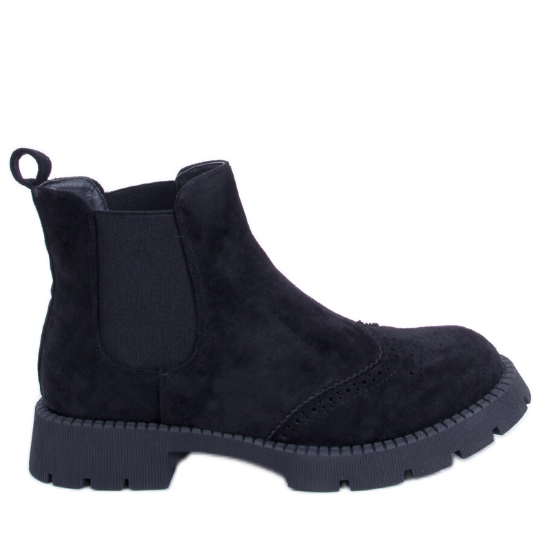 PA1 Botines Chelsea de mujer Ethel Black negro