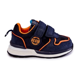 Zapatillas Deportivas Infantiles Velcro Memory Foam System Big Star KK374183 Azul Marino