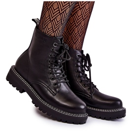 Botas de Mujer On The Big Star Negras KK274538 Plataforma negro