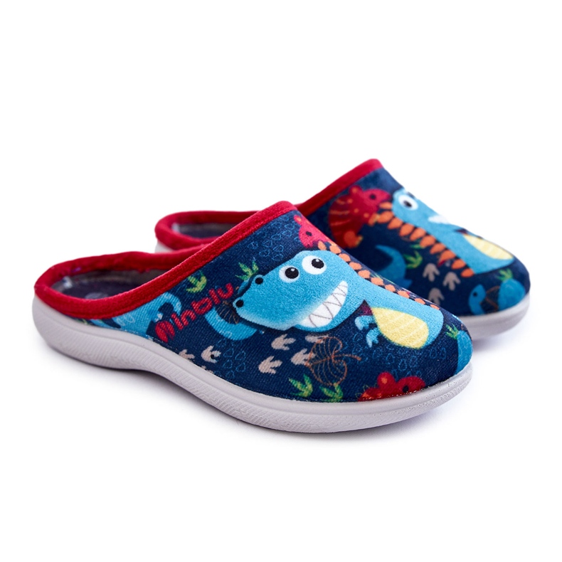 Pantuflas Infantiles Inblu B9000049 Azul Marino rojo