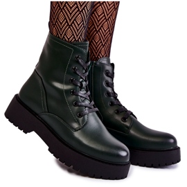 Sergio Leone Botas De Mujer Con Plataforma Verde Randi