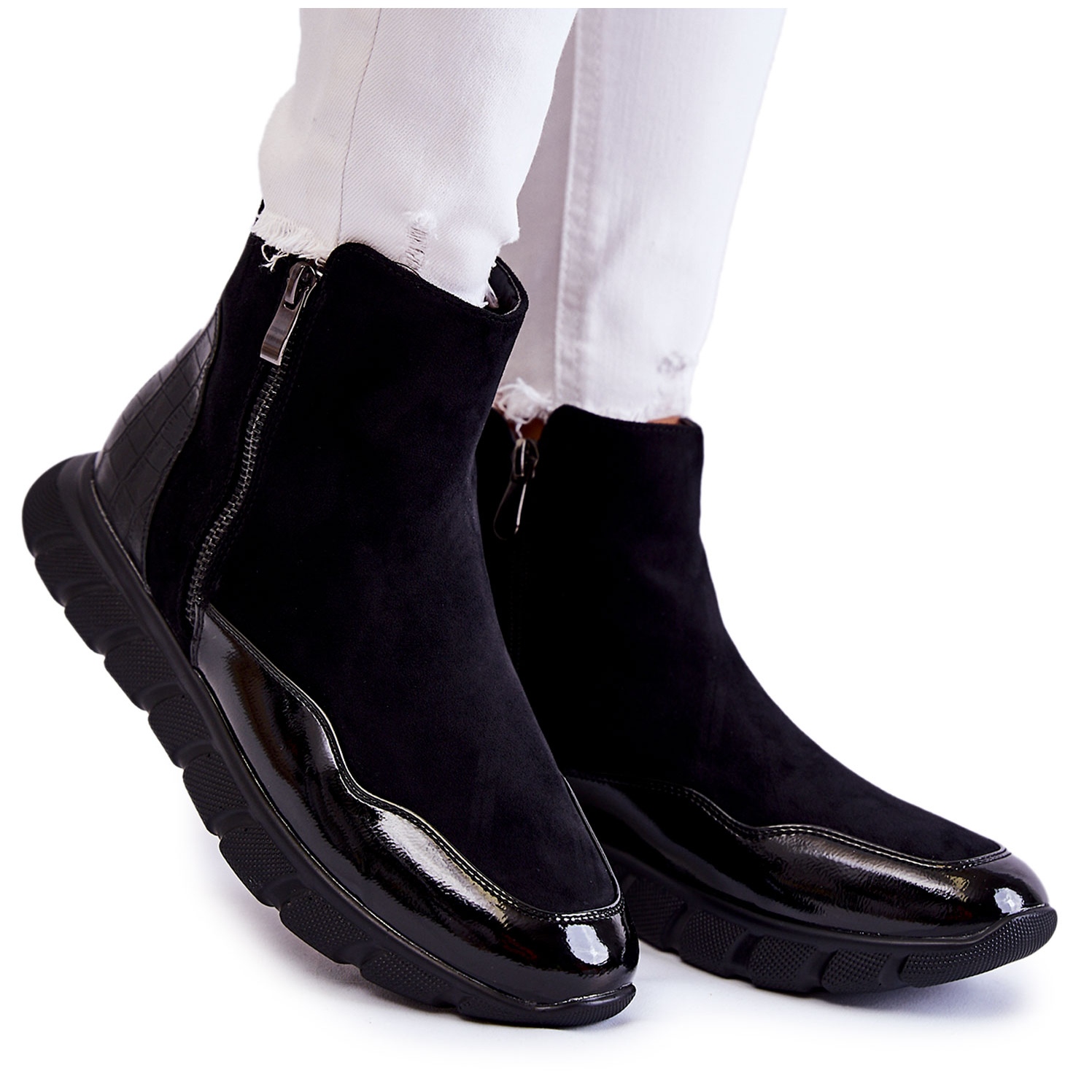 Zapatillas Anita Vinceza de ante negro