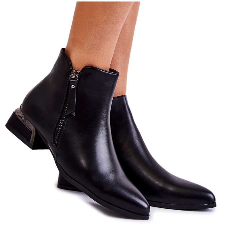 PS1 Botas Cálidas Mujer Piel Negro Laufey