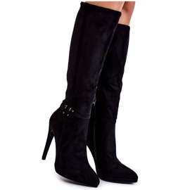 PS1 Botas clásicas de ante negro Linney
