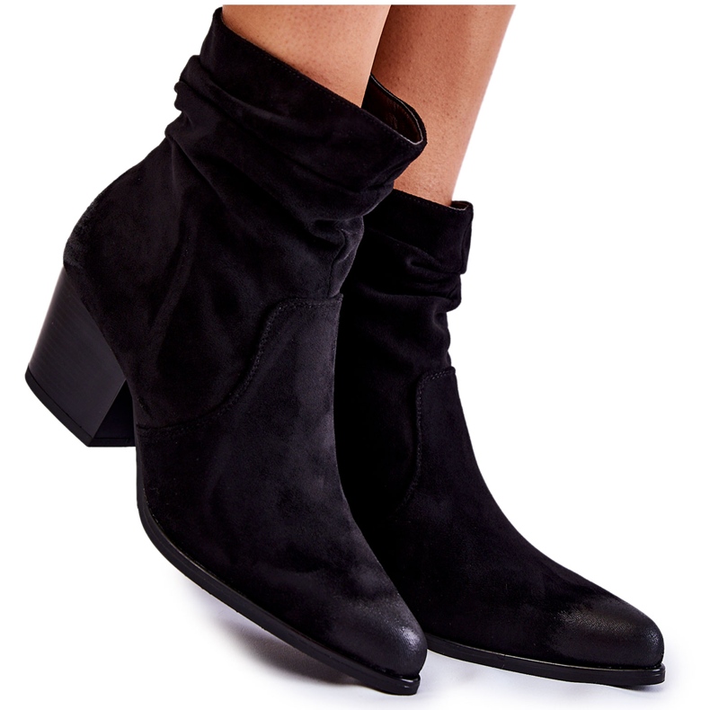 Vinceza Botas Cálidas De Ante Mujer Black Wenche negro