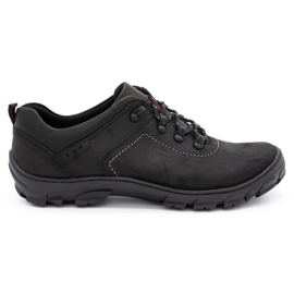 Kampol Zapatos trekking hombre 36 negro