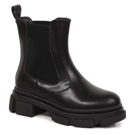 Botas Chelsea con plataforma insuladas Big Star W INT1787 negro