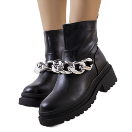 Botas negras con suela alta Alide negro
