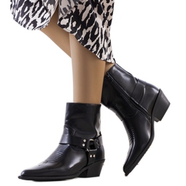 Bota cowboy Marlia negra negro