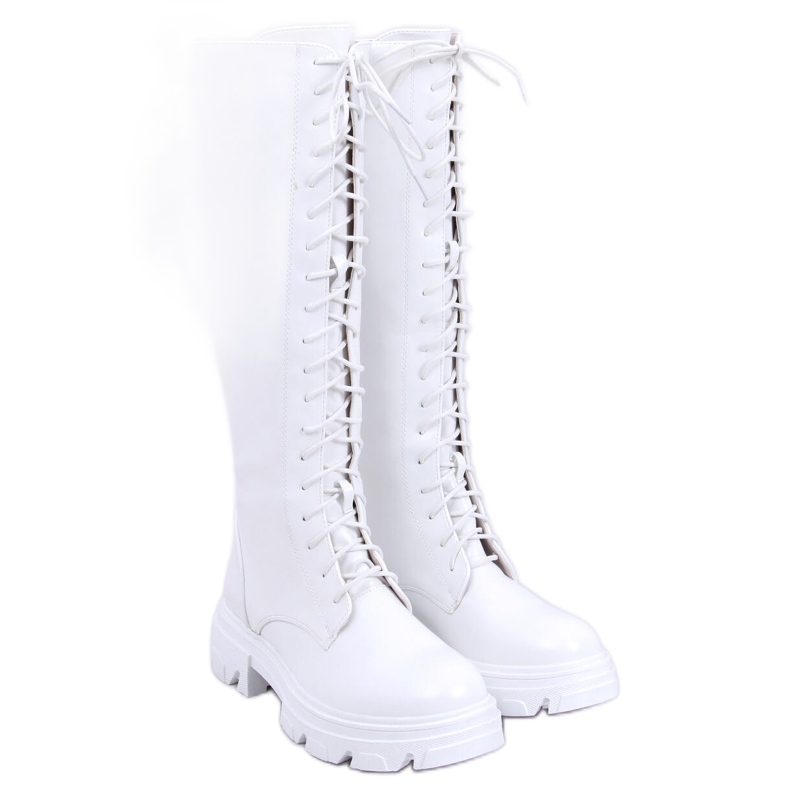 BM Botas de montar mujer Hanson White blanco