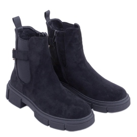 BM Botines Chelsea Mujer Chance Negro