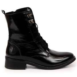 Botas de piel mujer Dolce Pietro negras negro