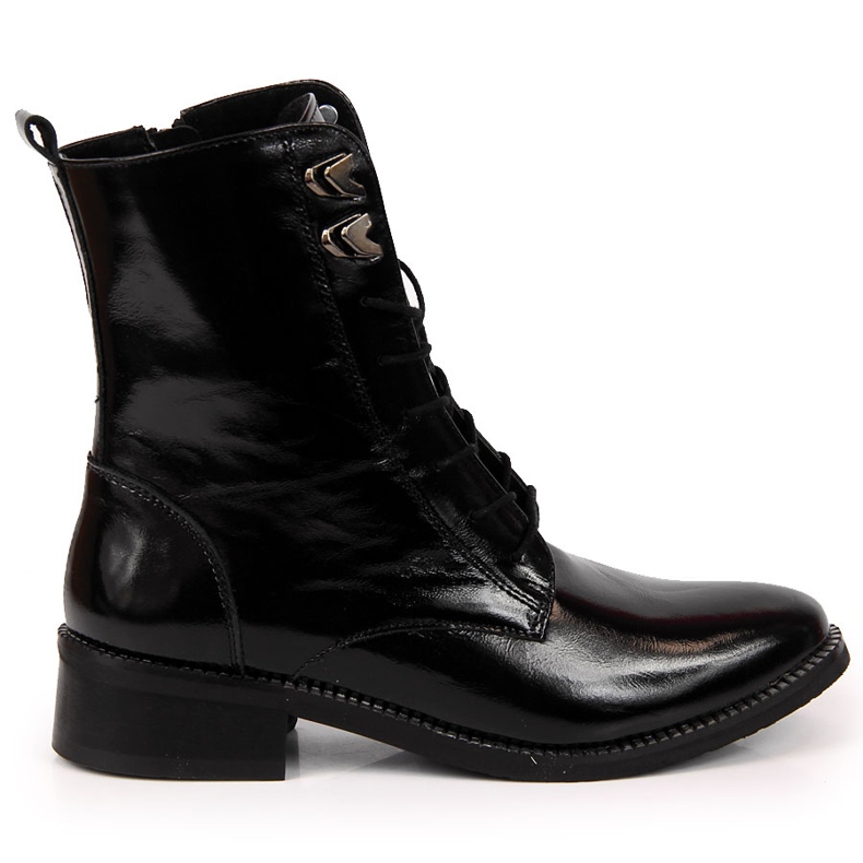 Botas de piel mujer Dolce Pietro negras negro