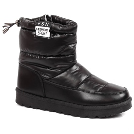 Botas de nieve mujer negro metalizado Potocki