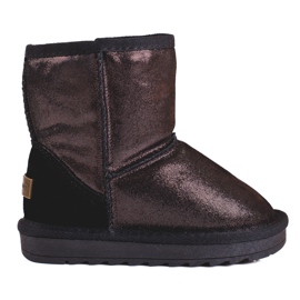 Botas de nieve marrones niña marrón