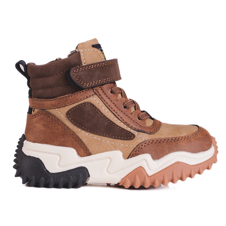 Botas de niño con suela gruesa Shelovet marrón