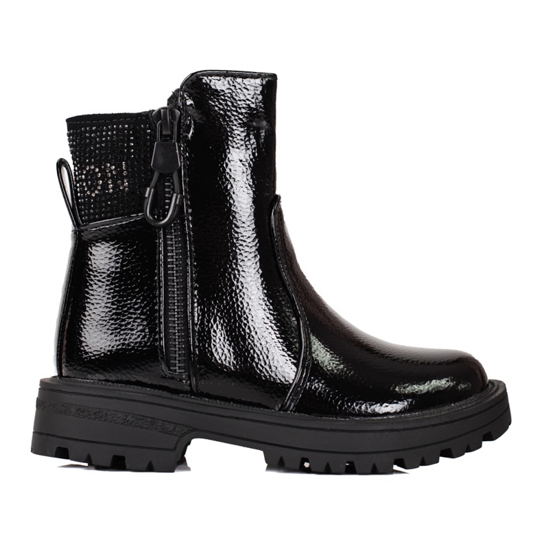 Botas niña Shelovet lacadas negro