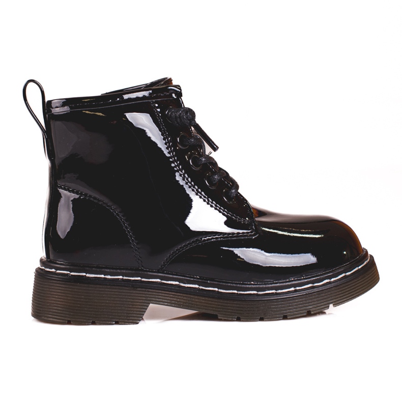 Botas niña lacadas Shelovet negro