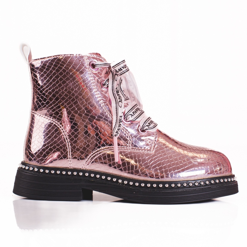 Botas niñas elegantes Shelovet rosa rosado