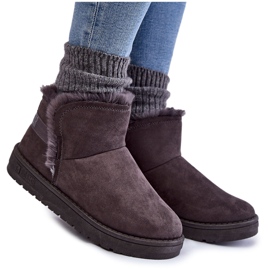 Botas de nieve grises para mujer Big Star KK274623