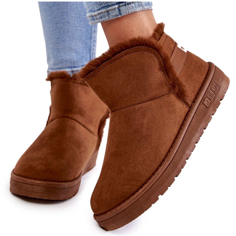 Botas de nieve marrones para mujer Big Star KK274620 marrón Botas de nieve marrones para mujer Big Star KK274620 marrón
