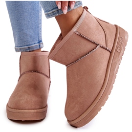 Botas de nieve con aislamiento para mujer Big Star KK274293 Rosa claro