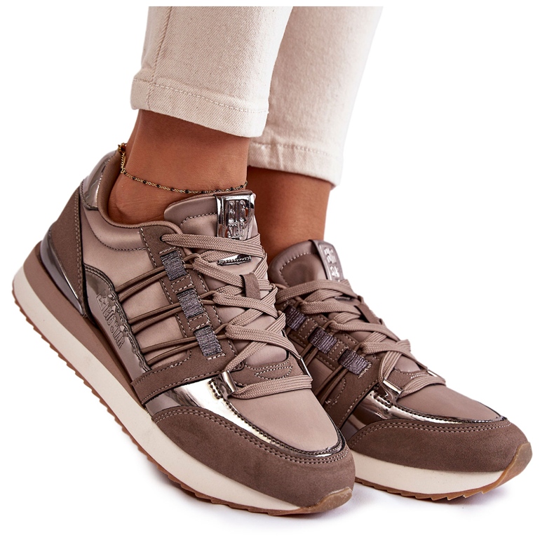 Zapatos deportivos de moda para mujer Big Star KK274112 Gris oscuro