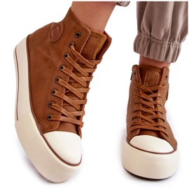 Zapatillas altas con aislamiento para mujer Big Star KK274171 Marrón