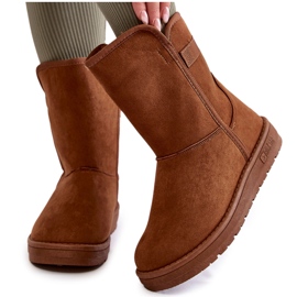 Botas altas de nieve para mujer Big Star KK274616 Marrón