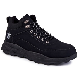 BM Zapatillas de trekking cálidas Otto negras para hombre Trappers negro