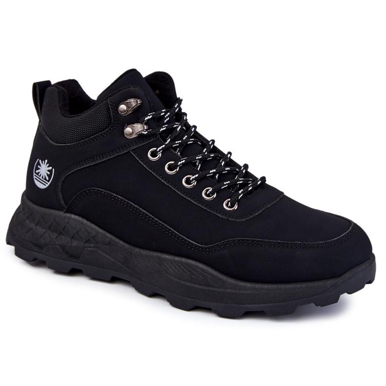 BM Zapatillas de trekking cálidas Otto negras para hombre Trappers negro