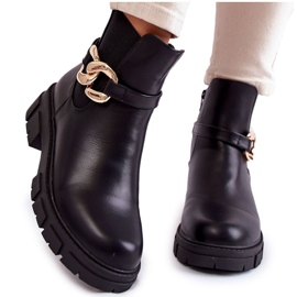 BM Botas Calientes Mujer Con Adorno Negro Ruth