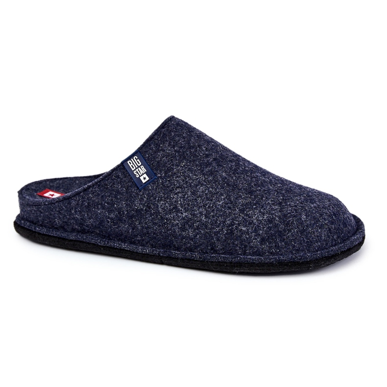 Pantuflas Clásicas de Hombre Big Star KK176004 Azul Marino
