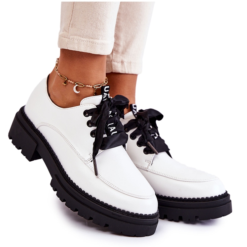 Zapatos de Mujer en Piel La.Fi 210004W-PU Blanco Zapatos de Mujer en Piel La.Fi 210004W-PU Blanco