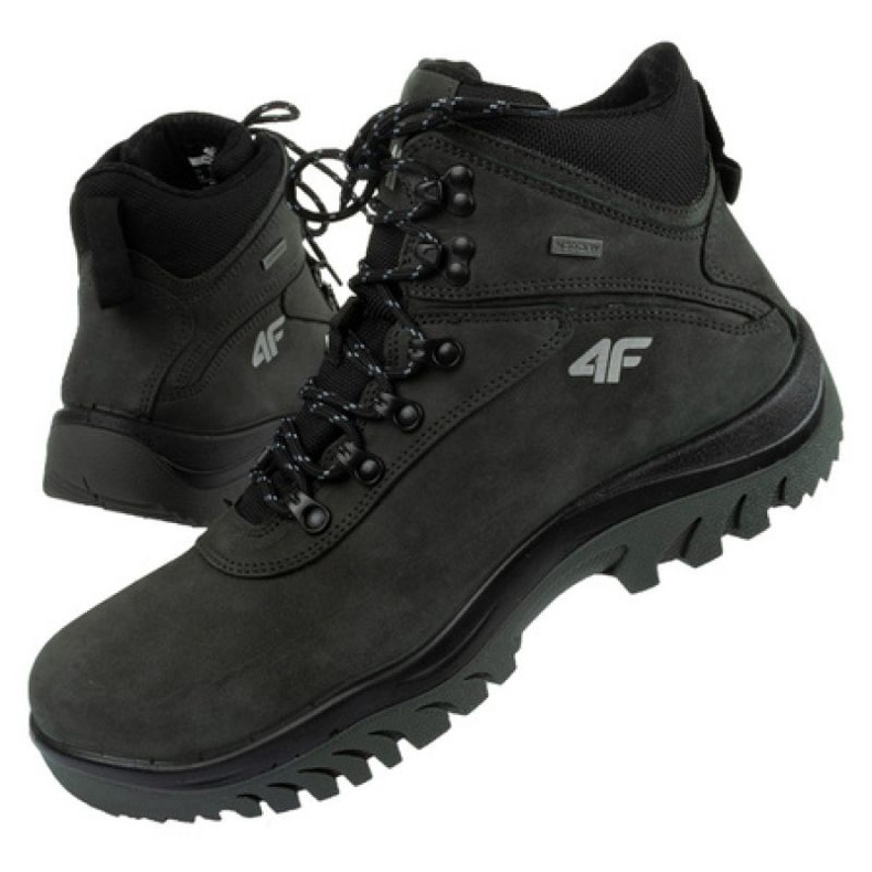 Zapatillas trekking 4F OBMH205 22S negro