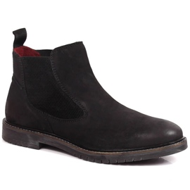 Botines Chelsea sin cordones Bugatti M INT1795 negro